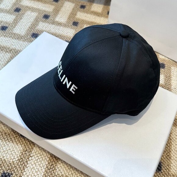 Celine Classic Black Baseball Cap - Picture 3 of 6
